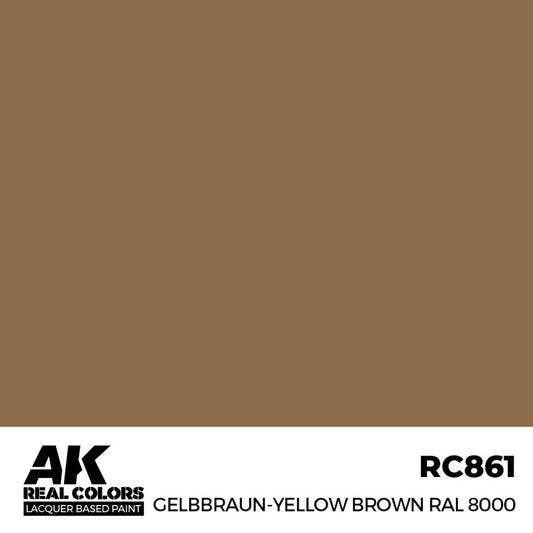 RC861 - AK Real Colors - Gelbraun-Yellow Brown RAL 8000