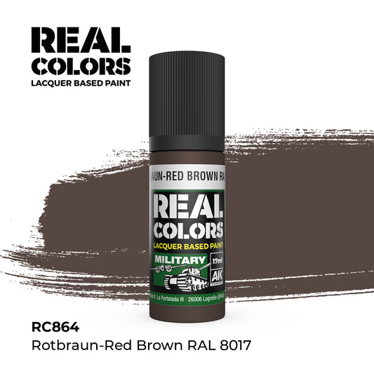 RC864 - AK Real Colors - Rotbraun-Red Brown RAL 8017