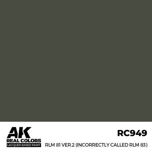 RC949 - AK Real Colors - RLM 81 Ver.2 (incorrectly called RLM 83)
