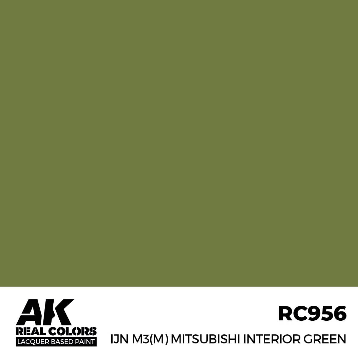 RC956 - AK Real Colors - IJN M3(M) Mitsubishi Interior Green