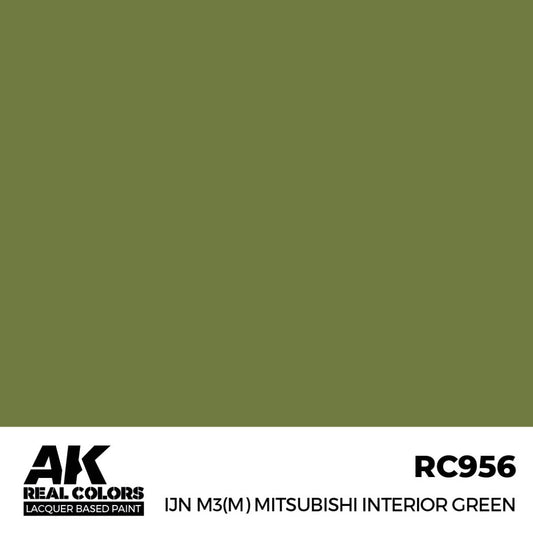 RC956 - AK Real Colors - IJN M3(M) Mitsubishi Interior Green