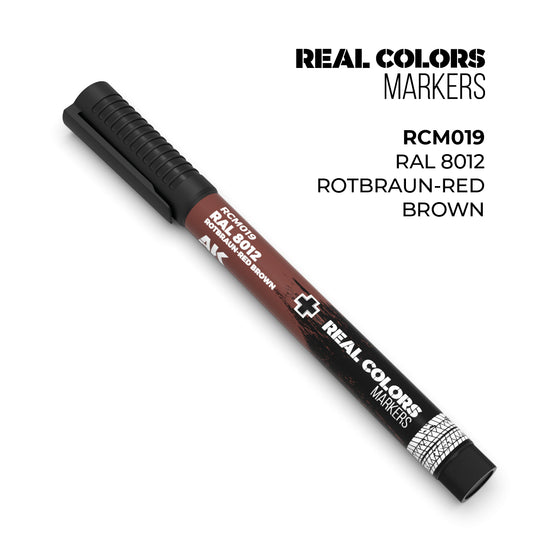 RCM019 - AK Real Color Marker - RAL 8012 Red Brown