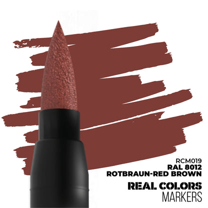 RCM019 - AK Real Color Marker - RAL 8012 Red Brown
