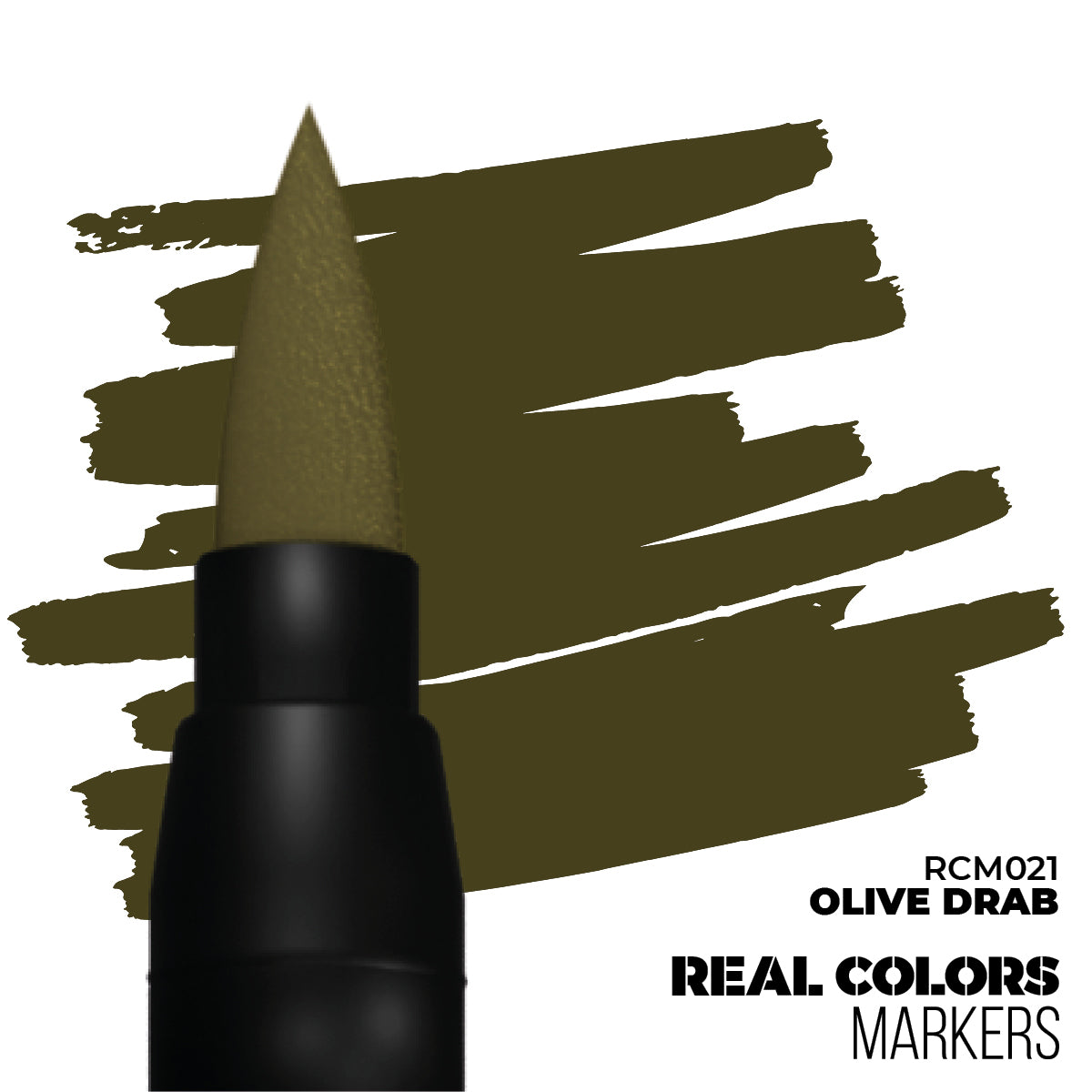 RCM021 - AK Real Color Marker - Olive Drab