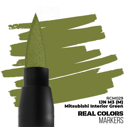 RCM029 - AK Real Color Marker - IJN M3 (M) Mitsubishi Interior Green