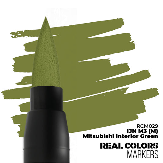RCM029 - AK Real Color Marker - IJN M3 (M) Mitsubishi Interior Green