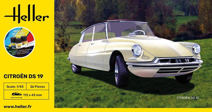 Heller STARTER KIT Citroen DS 19 1:43