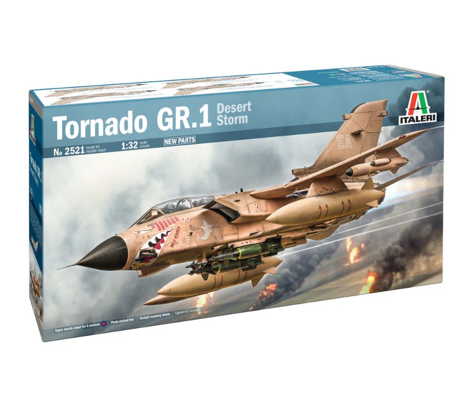 Italeri 1/32 Aircraft - Tornado GR.1 Desert Storm RAF Aircraft - 2521