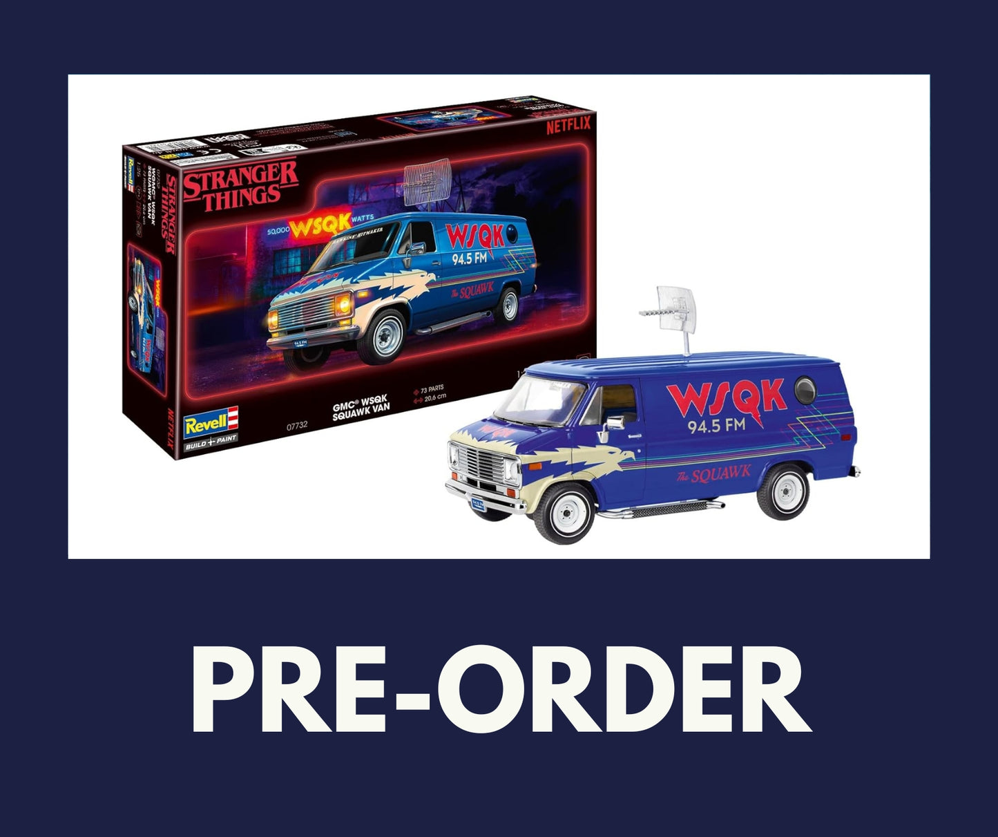 1/25 Revell - WSQK Squawk Van (Stranger Things) 07732 (PRE-ORDER)