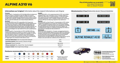 1/43 Heller - Renault Alpine A310 V6 80146