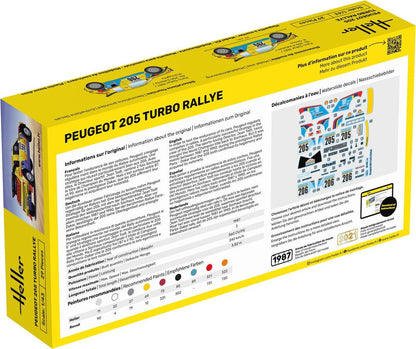 Heller - Gift Set Peugeot 205 Turbo Rallye 56189