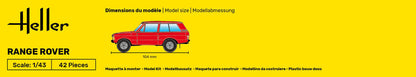 Heller STARTER KIT Range Rover 1:43