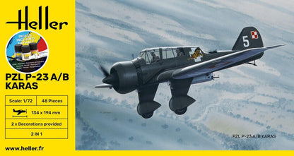 Heller STARTER KIT PZL 23 Karas 1:72