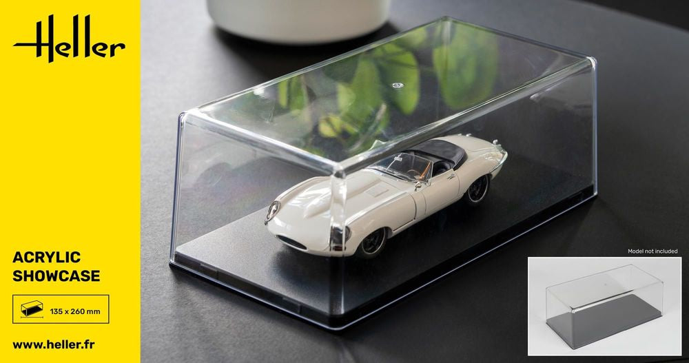 Heller Acrylic Showcase, 252 x 127 x 80 mm