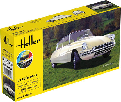 Heller STARTER KIT Citroen DS 19 1:43