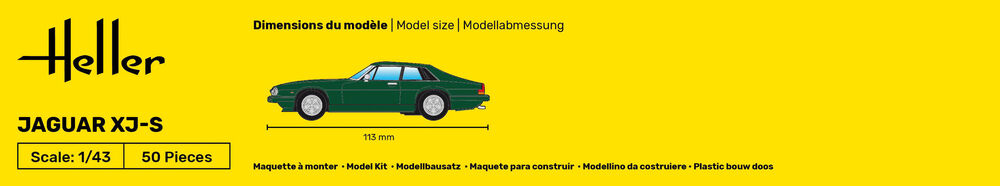 Heller STARTER KIT Jaguar XJ-S 1:43
