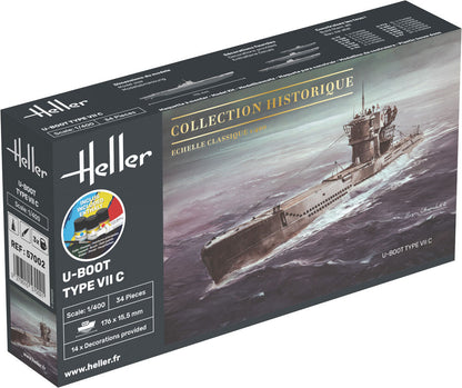 Heller STARTER KIT U-Boot Type VII C 1:400