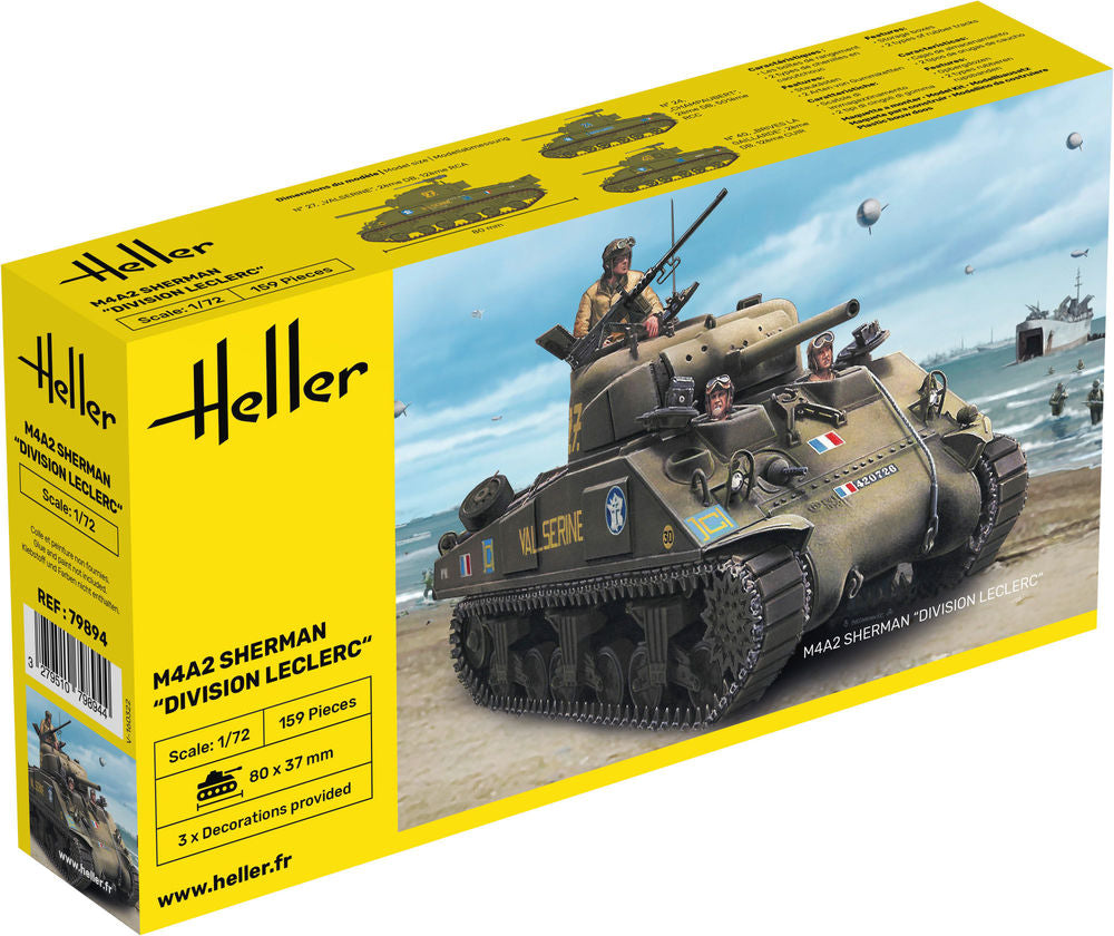 Heller - M4A2 Sherman Division Leclerc 79894