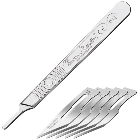 Swann Morton - Standard No.3 Handle + 5pk 10A Blades
