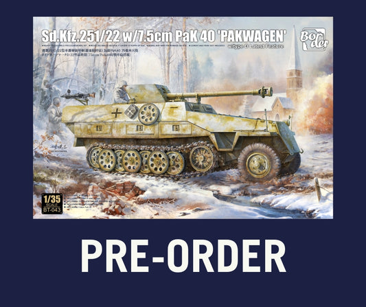 1/35 Border Model - Sd.Kfz251 Pakwagen (PRE-ORDER SUMMER 2025)