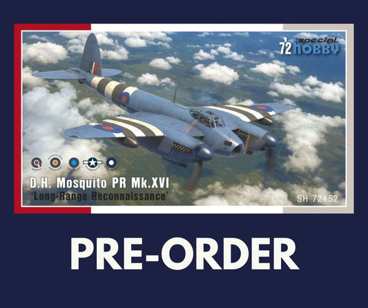 1/72 Special Hobby - D.H. Mosquito PR Mk.XVI 'Long-Range Reconnaissance' (PRE-ORDER)