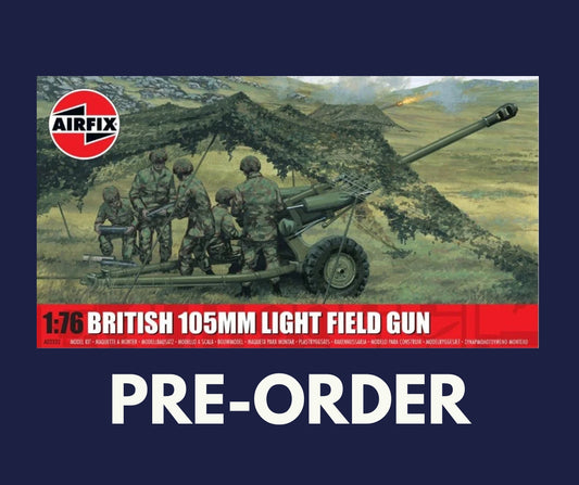 1/76 Airfix - British 105mm Light Field Gun (PRE-ORDER)