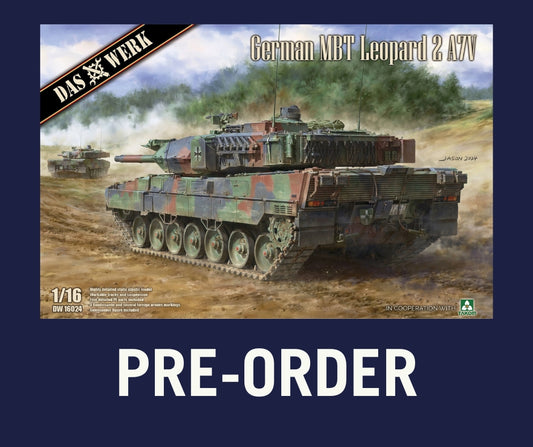 1/16 Das Werk (Takom) - Leopard 2 A7V German MBT (PRE-ORDER SUMMER 2025)