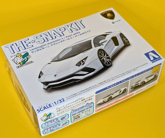 1/32 Aoshima - Snap Kit Lamborghini Adventador S Pearl White