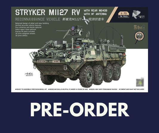 1/72 Border Model -  Stryker M1127 (PRE-ORDER)