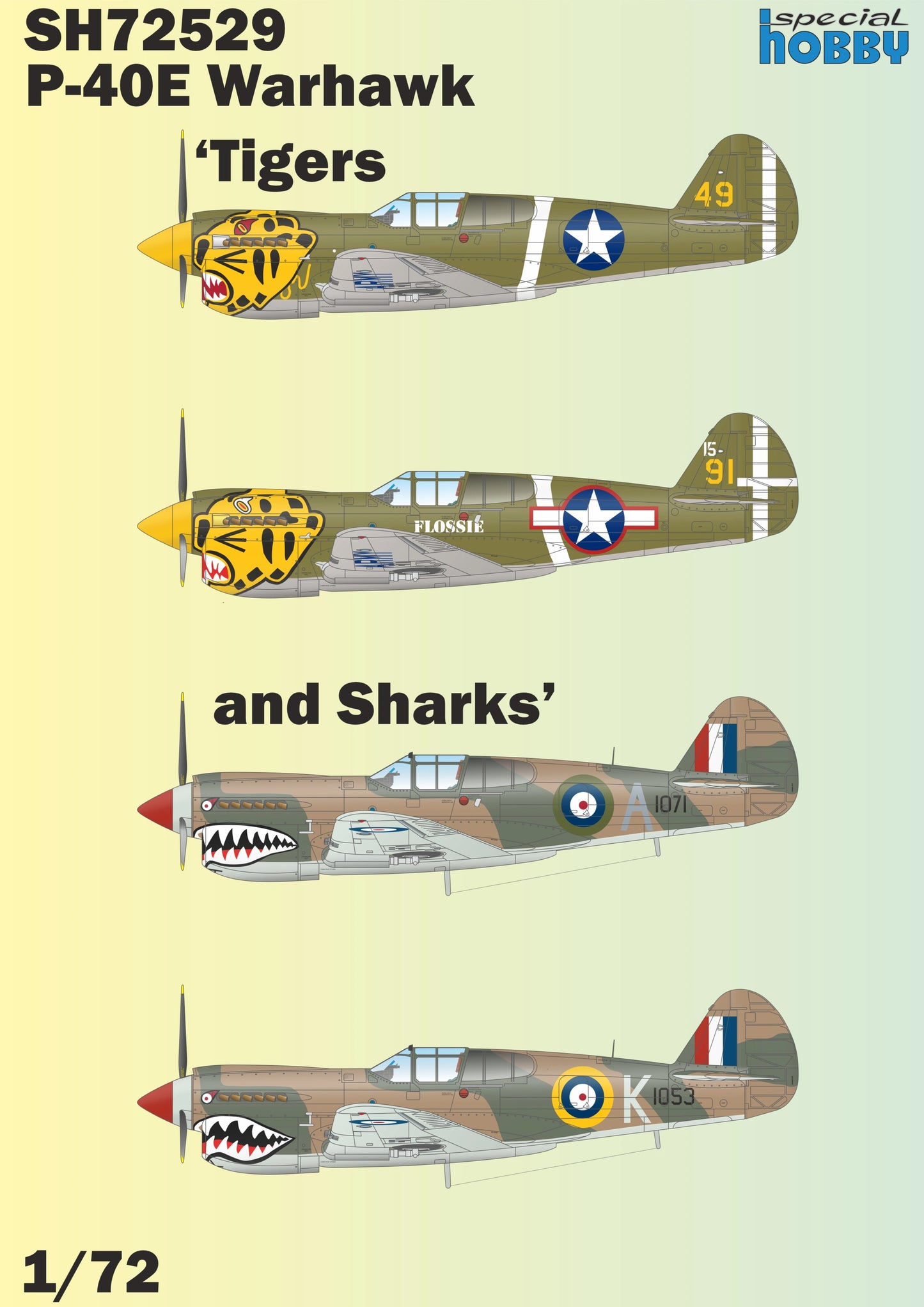 1/72 Special Hobby - P-40E Warhawk ‘Tigers and Sharks’