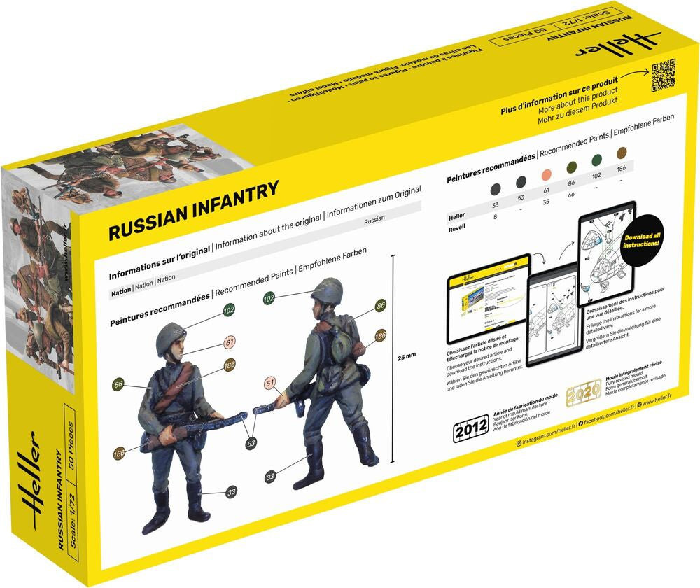 Heller Russian Infantry 1:72