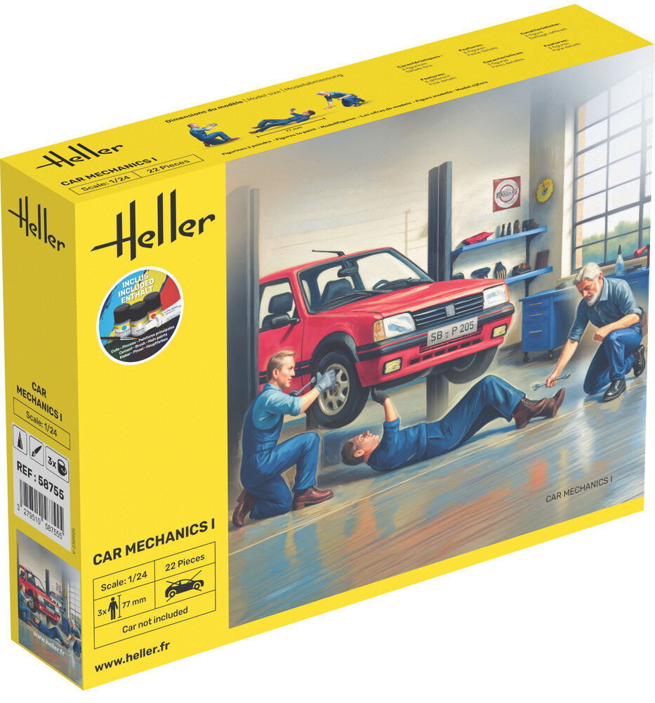 Heller STARTER KIT Automechaniker I 1:24