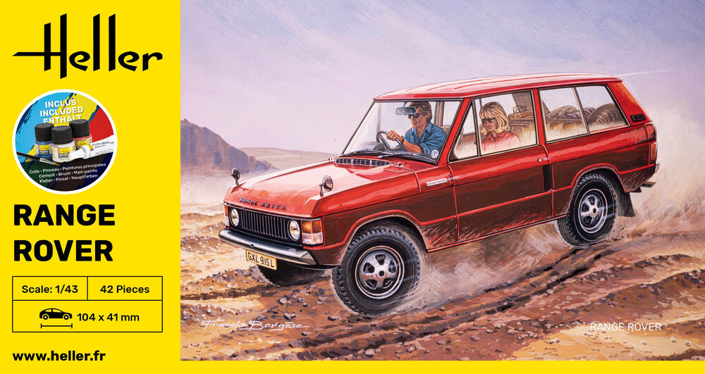 Heller STARTER KIT Range Rover 1:43