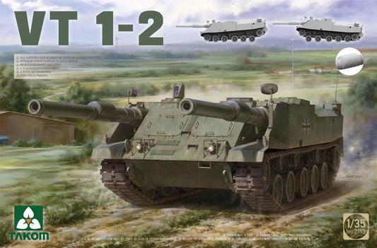 1/35 Takom - German Army VT 1-2 1970s Experimental Twin-Gun Casemate Tank