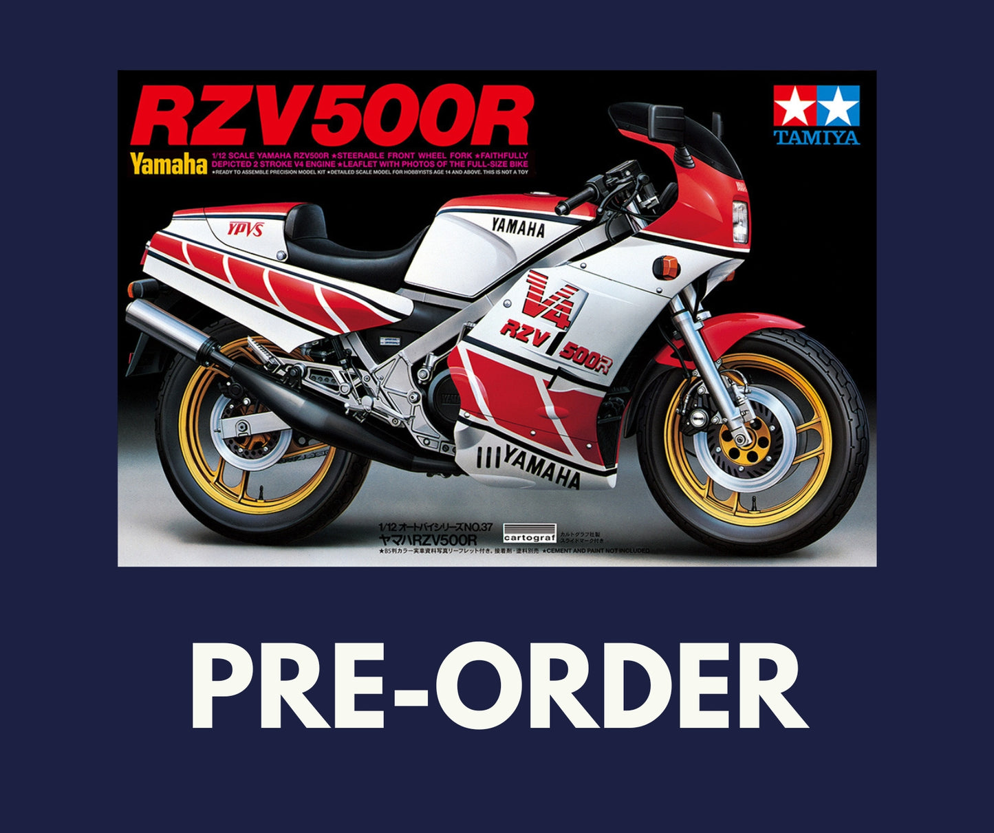 Tamiya 1/12 Bikes - 1/12 Yamaha RZV500R 14037
