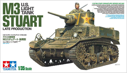 1/35 Tamiya - M3 U.S. Light Tank Stuart (Late Production)