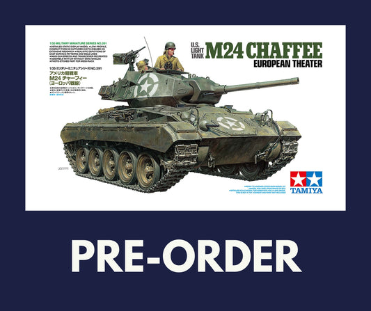1/35 Tamiya - U.S. Light Tank M24 Chaffee European Theatre 35391 (PRE-ORDER)