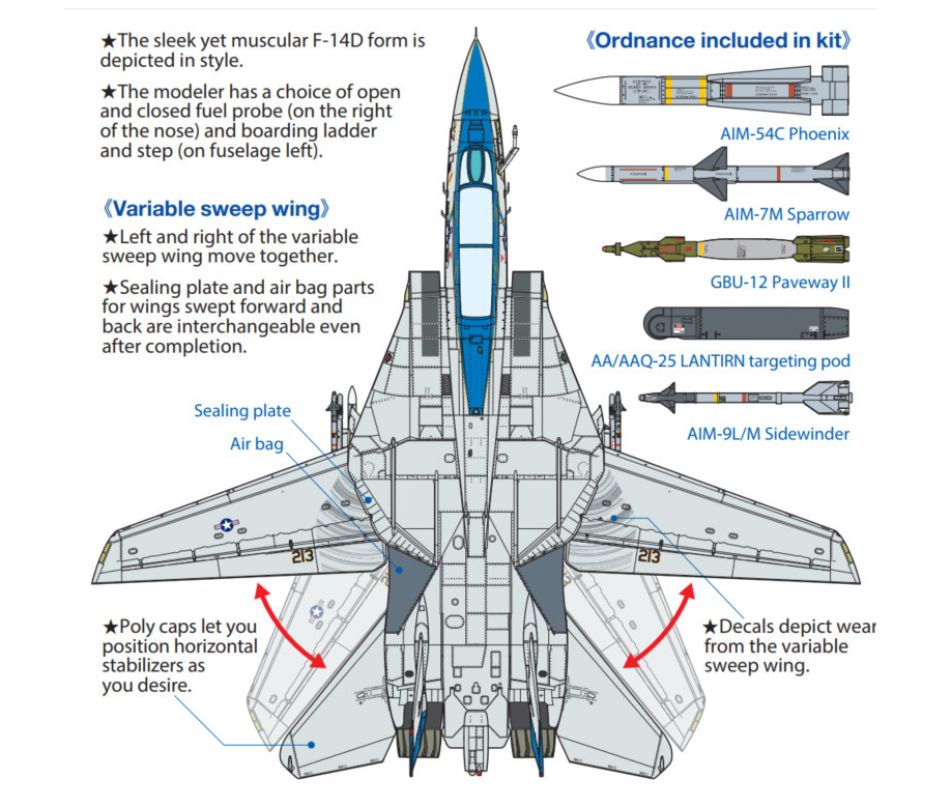 1/72 Tamiya - Grumman F-14D Tomcat (PRE-ORDER)