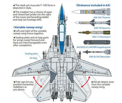 1/72 Tamiya - Grumman F-14D Tomcat (PRE-ORDER)