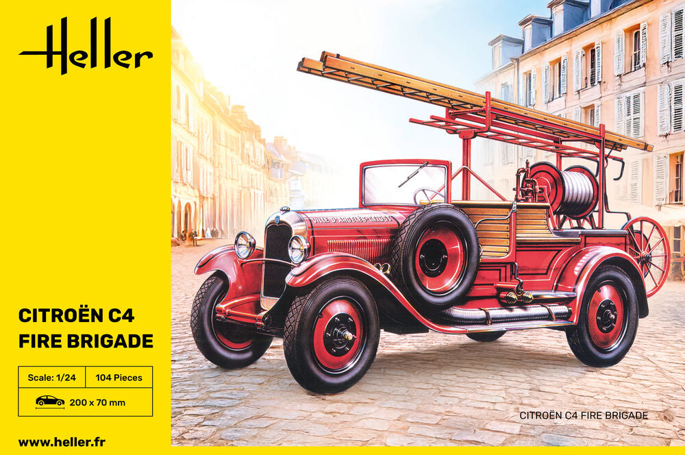 Heller 1/24 Citroen C4 Fire Brigade Model Kit 80733