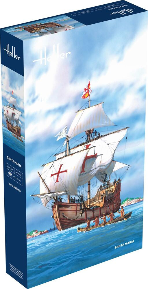 Heller 1/75 Santa Maria Sailing Ship Model Kit 56865