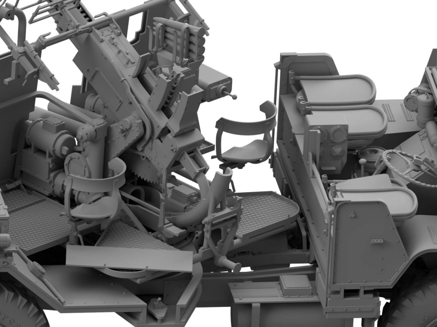 1/35 Thunder Model -  Morris Bofors C9/B Late British WWII Gun Truck