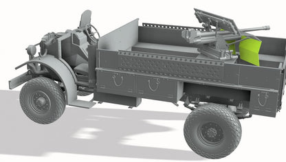 1/35 Thunder Model -  LRDG CMP F30 Truck w/Ordnance 37mm MKI Bofors Gun & Figures