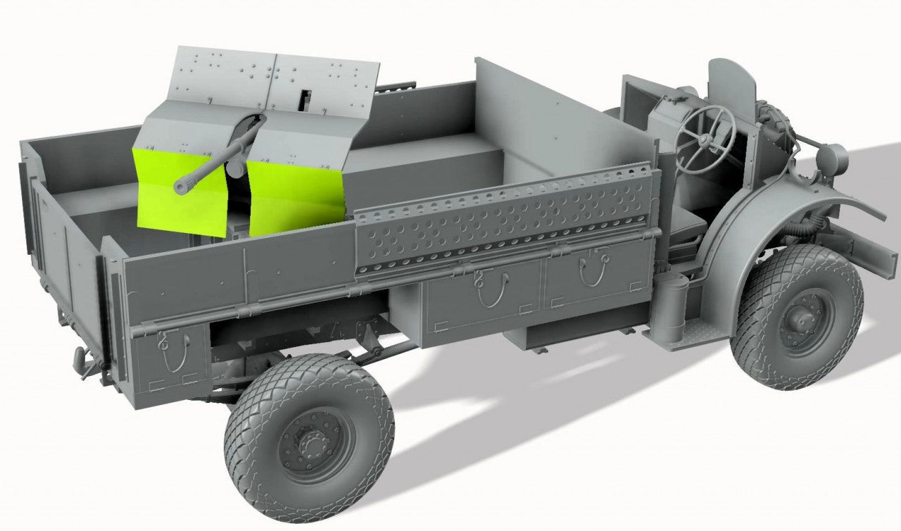 1/35 Thunder Model -  LRDG CMP F30 Truck w/Ordnance 37mm MKI Bofors Gun & Figures