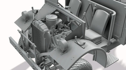 1/35 Thunder Model -  LRDG CMP F30 Truck w/Ordnance 37mm MKI Bofors Gun & Figures