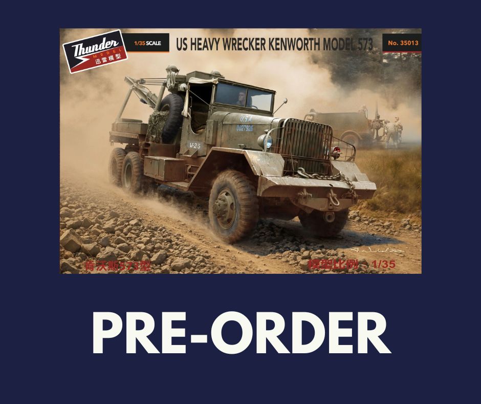 1/35 Thunder Models - U.S Heavy Wrecker Kenworth Model 573 M1A1 35013 (PRE-ORDER)