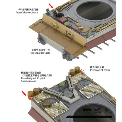 1/72 Border Model -  Tiger I Initial (1943)