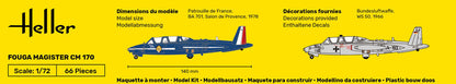 1/72 Heller - Fouga Magister CM 170