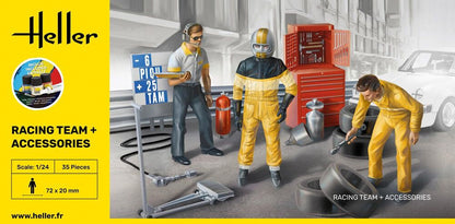 Heller STARTER KIT Racing Team 1:24