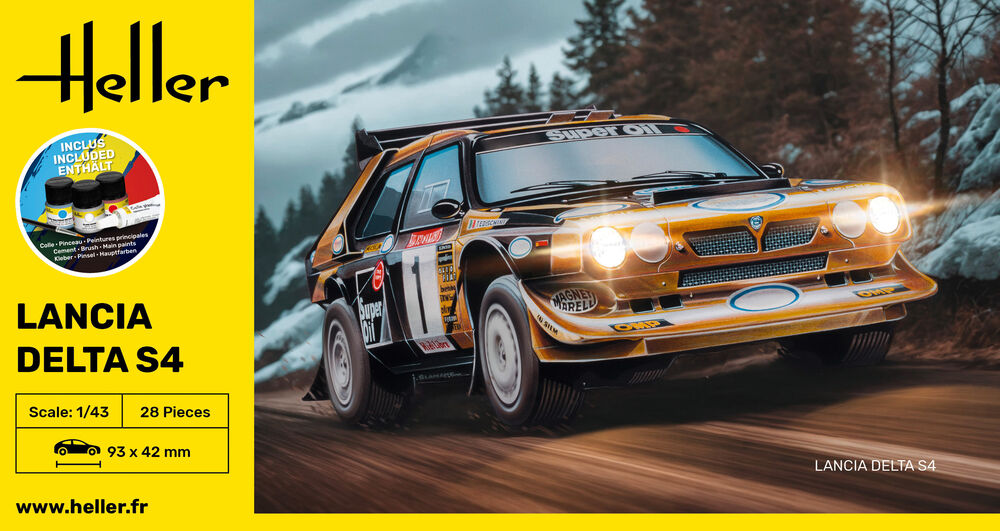 Heller - Gift Set Lancia Delta S4 56177